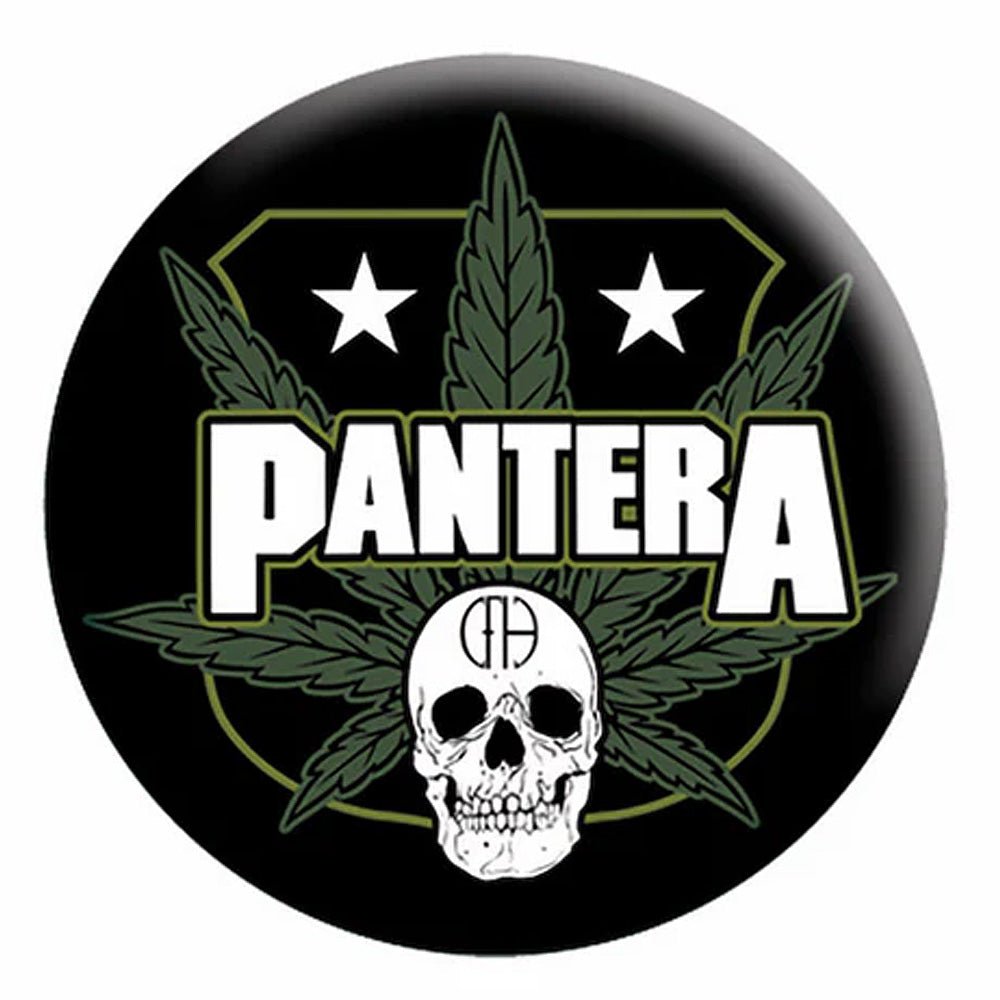 PANTERA パンテラ - Cannabis Skull / バッジ - PGS